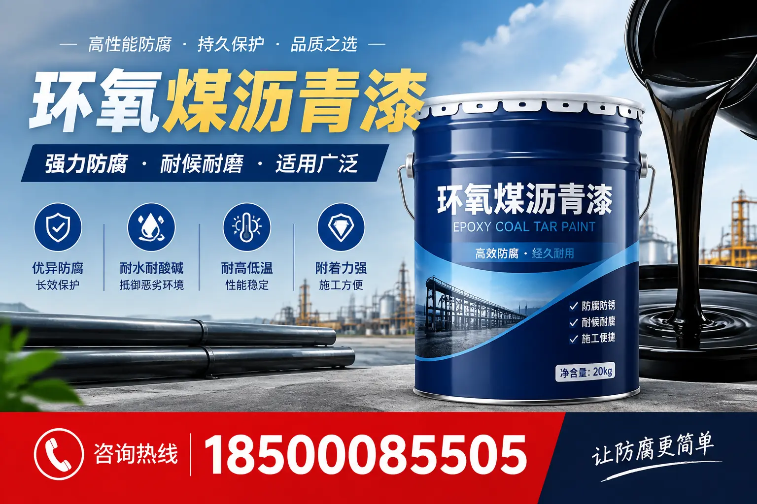 环氧煤沥青漆在不同气候条件下的表现分析，海北适用性
